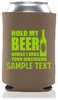 Canholder - koozie with text or logo imprint